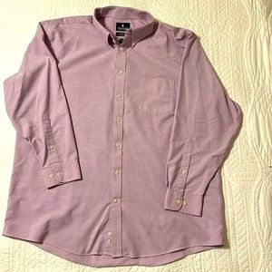 Stafford Light Purple Tailored Men’s Travel Wrinkle Free Oxford